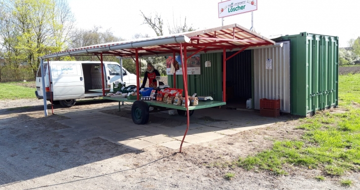 Verkaufsstand Hof Löscher Seevetal Meckelfeld