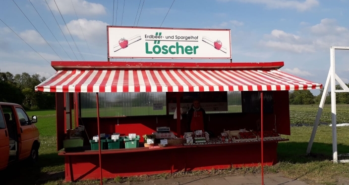 Verkaufsstand Hof Löscher Winsen Feld